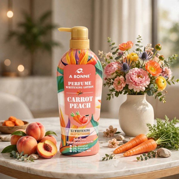 Abonne Perfume Whitening Lotion Carrot Peach