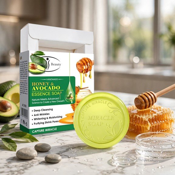 Aichun Beauty Honey Avocado Soap