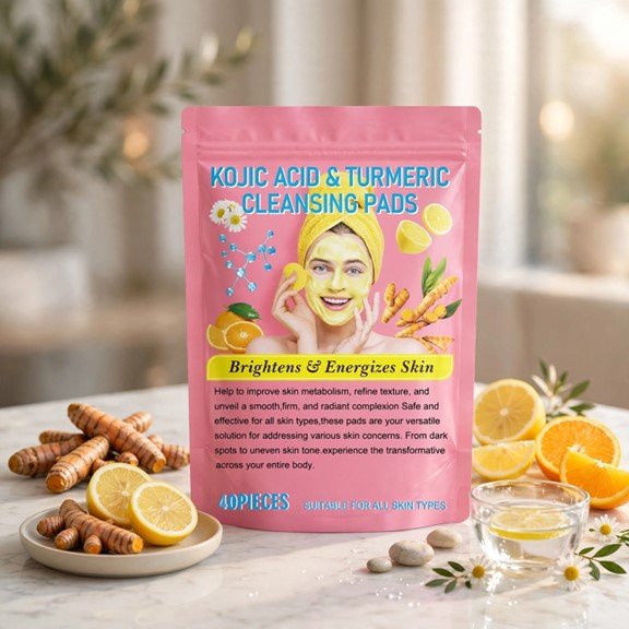 Kojic Acid & Turmeric Cleansing 60 Pads
