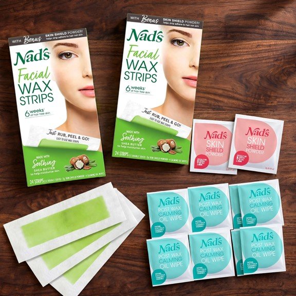 Nad's Facial Wax Strips Facial Hair Removal For Women in Pakistan